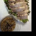Satomih23's cooksnap of when they made 茹で豚 たっぷりネギ酢醤油ソース.