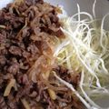 ４番目's cooksnap of when they made 牛こまのしぐれ煮丼.