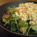 仔ネコ's cooksnap of when they made 大根と水菜のサラダ♪ゆでたまごソース.