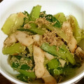 shizuとreo's cooksnap of when they made 小松菜とちりめんじゃこのお浸し.