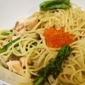 ■碧流■'s cooksnap of when they made 鮭とイクラのパスタ.