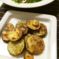 ちぃﾄﾝ's cooksnap of when they made 簡単 ズッキーニの米粉フリッター風.