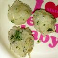 こにゃつ's cooksnap of when they made しらす・青のり・ごま塩のおにぎり.