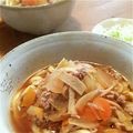 わかいち's cooksnap of when they made 豚挽き肉　うどんつゆ.