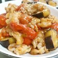 黒と赤と白's cooksnap of when they made トマトぶた丼♪.
