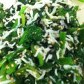 にっちょめ's cooksnap of when they made さっとできるほうれん草としらすのぽん和え.