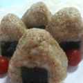cookhanako's cooksnap of when they made ごま味噌おにぎり.