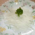 白いぐれーぷ's cooksnap of when they made 大根＆パセリ ☆ 雪＆Xmas tree.
