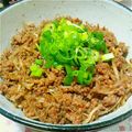 のん＊＊'s cooksnap of when they made 節約レシピ！　もやしの麻婆風丼.