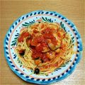 エル氏's cooksnap of when they made 鶏手羽元♥︎グリルトマトソースのパスタ.