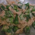 はれペン's cooksnap of when they made オクラのツナマヨ和え.