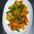 828sky's cooksnap of when they made じゃが芋とベーコンのマスタードソース和え.