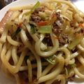 ☆chocola's cooksnap of when they made めんつゆで焼うどん.