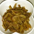 ☆mew☆'s cooksnap of when they made 牛ごぼう炒め.