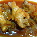 nanaきち's cooksnap of when they made 鶏手羽元と玉ねぎの和風煮込み.