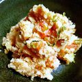 crystaI's cooksnap of when they made おでんの煮汁で☆卯の花（おから）.