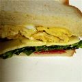 ●これなんだ●'s cooksnap of when they made 卵焼きとベーコンのサンドイッチ.