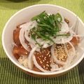 kuihua's cooksnap of when they made サーモンの漬け丼.