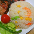 YuzuKizu's cooksnap of when they made 炊飯器で簡単☆海老ピラフ風炊き込みご飯★.