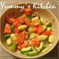 MrsYummy's cooksnap of when they made 思いつき☆胡瓜とトマトのツナサラダ★.
