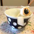 mienamiena's cooksnap of when they made 残り物の大根で目玉のオヤジ朝風呂中♪.