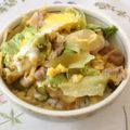 トマトマナ's cooksnap of when they made 豚肉×玉ねぎ×レタスで玉子とじ丼♫.