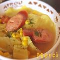 ルナソル。's cooksnap of when they made ＊コーン缶丸ごとコンソメスープ＊.