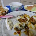 どる嫁's cooksnap of when they made 煮込みハンバーグ風♡ピーマンの肉詰め.