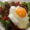いーもけんぴ's cooksnap of when they made ☆甘辛ミンチとアボカドのワサビマヨ丼☆.