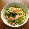 トモゾーさん's cooksnap of when they made ほうれん草とベーコン☆和風パスタ.