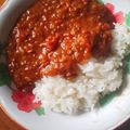 てまりねこ's cooksnap of when they made インド風 キーマカレー(*^^*).
