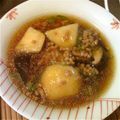 mihoppen's cooksnap of when they made 揚げ里芋のトロ～リ♪そぼろ餡かけ.