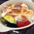 モチョ1013's cooksnap of when they made ＊南瓜とミニトマトのチーズ焼き＊.