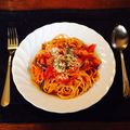 リンテルナ's cooksnap of when they made 我が家のナポリタン.