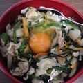 はじめての一人暮らし's cooksnap of when they made 豚こま肉とニラのスタミナ丼.