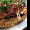 ゆかこママだよ's cooksnap of when they made 山芋鉄板(お好み焼風).