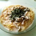ぷっか。's cooksnap of when they made ★簡単なのに美味★たらこクリームパスタ♪.