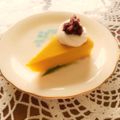 ももぱんまーん's cooksnap of when they made ☆さつまいもとかぼちゃのプリンケーキ☆.