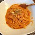 なちょす0729's cooksnap of when they made ツナトマクリームパスタ♪フライパンひとつ.