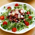 ままなおき's cooksnap of when they made ***タコとかいわれ大根★サラダ***.