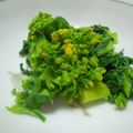 まゆみ母ちゃん's cooksnap of when they made 梅昆布茶で♪　菜の花のおひたし.
