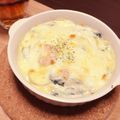 あや0185's cooksnap of when they made 海老とほうれん草のマカロニグラタン.