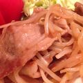 myurui's cooksnap of when they made 豚肉の昆布ぽん酢炒め～ごま油風味～.