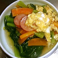 umeko0719's cooksnap of when they made 小松菜と卵の和風あんかけ.