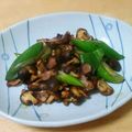 mikimaru27's cooksnap of when they made おつまみに♪長ねぎ＆きのこ＆ベーコン炒め.
