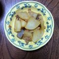 funafun's cooksnap of when they made 大根とツナのこってり煮～♪♪.