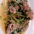 ☆＊くまたん＊☆'s cooksnap of when they made 水菜と豚肉の簡単炒め.
