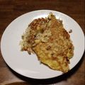 ぱんだ大好きっこ's cooksnap of when they made ダイエット応援団！超低カロリーお好み焼風.