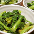 ぽんずー's cooksnap of when they made 菜花 (小松菜や白菜) の和え物.