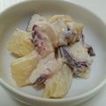 満腹先生's cooksnap of when they made 柚子胡椒マヨで♪芋たこサラダ.
